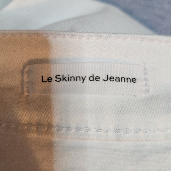 FRAME White Denim, Size 29 Skinny Jeans - Picture 4 of 5